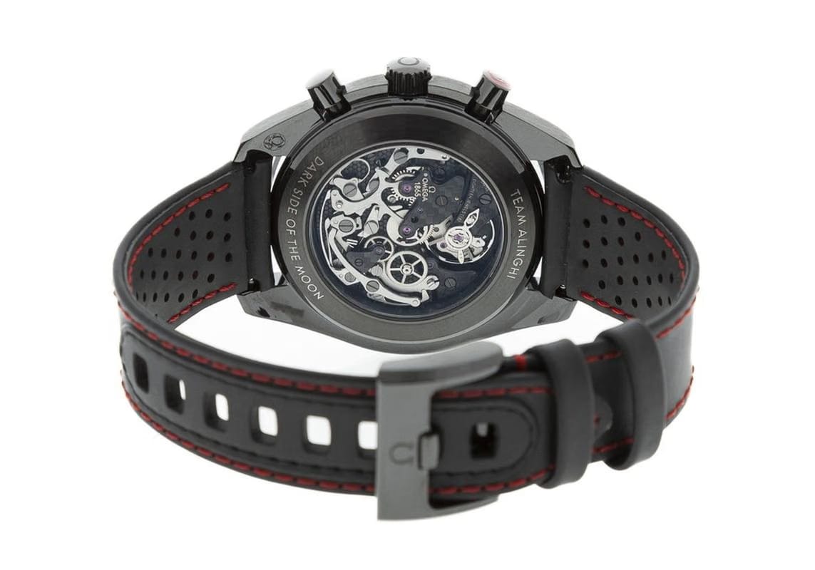 Omega Speedmaster Dark Side Of The Moon Special edition Alinghi 44mm Black Ceramic Case Black Dial Black Rubber Strap 311.92.44.30.01.002 NEW - Warranty start: 2022