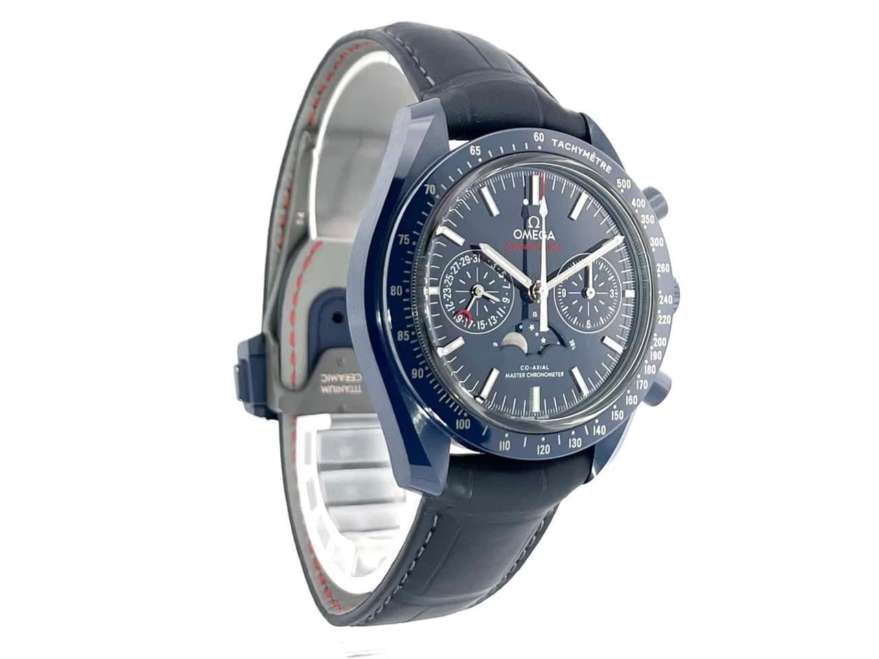 Omega Speedmaster Moonphase Moonwatch Mondphase Blue Side of the Moon 304.93.44.52.03.001