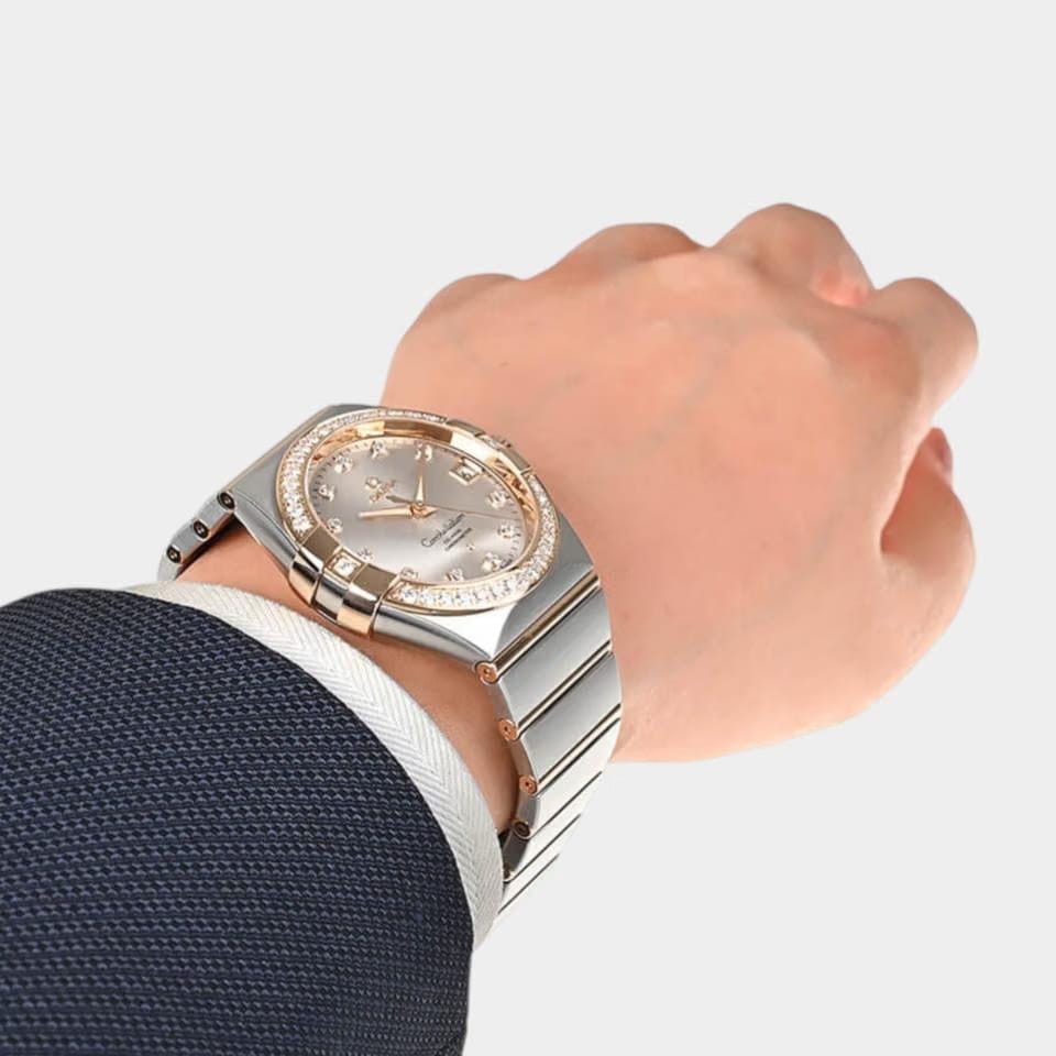 Omega Constellation Men Steel&Red gold / 38 mm / Box&Papers / 123.25.38.21.52.001