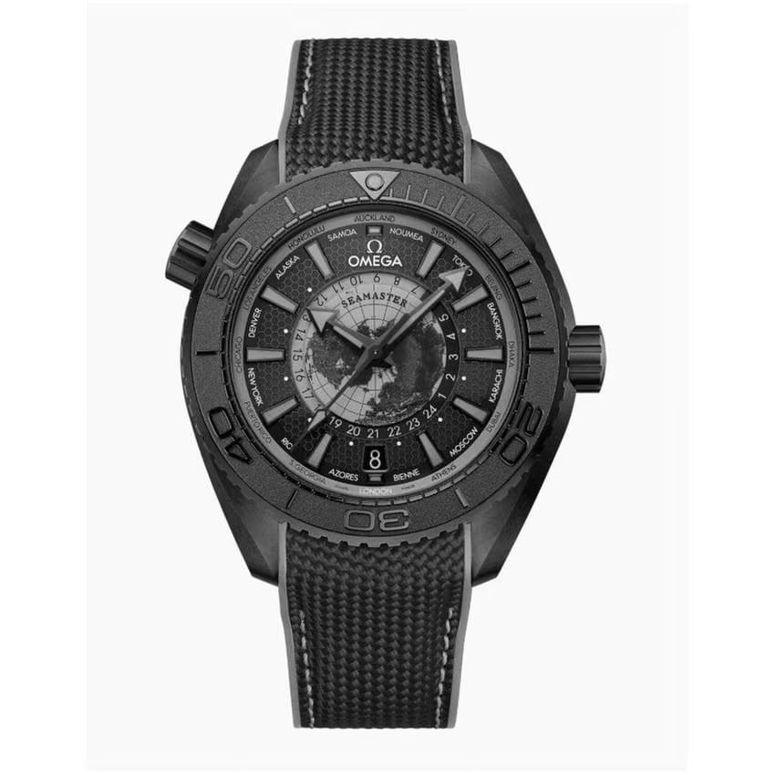 Omega Seamaster Planet Ocean Worldtimer600m Ceramic NEW UNWORN