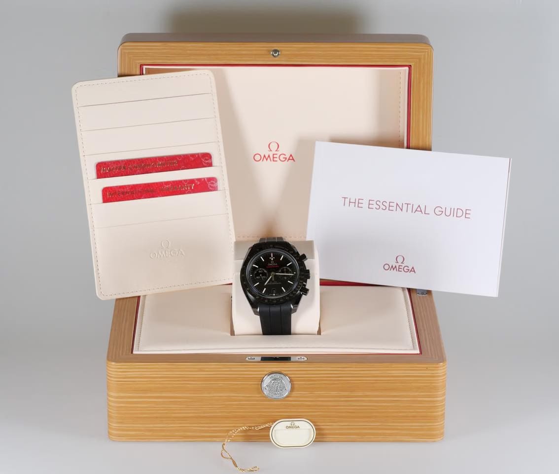 Omega Speedmaster Dark Side Of The Moon Speedmaster Ungetragen - Box & Papiere