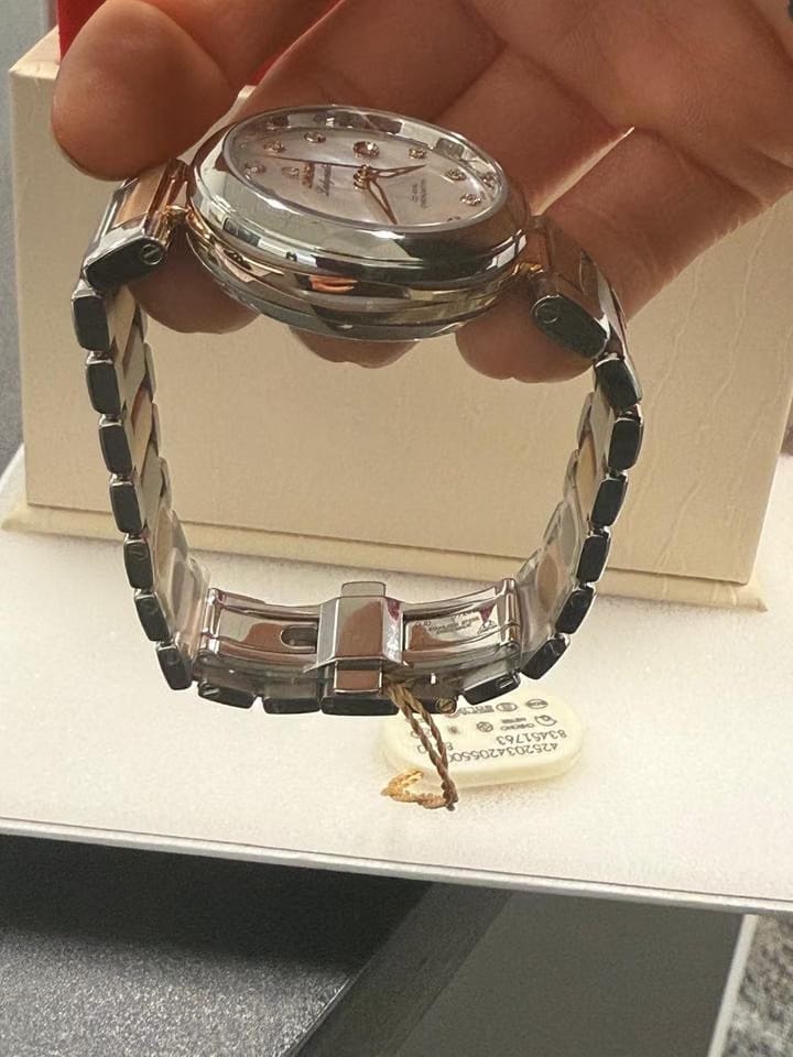 Omega De Ville Ladymaticfull set certificate of warranty
