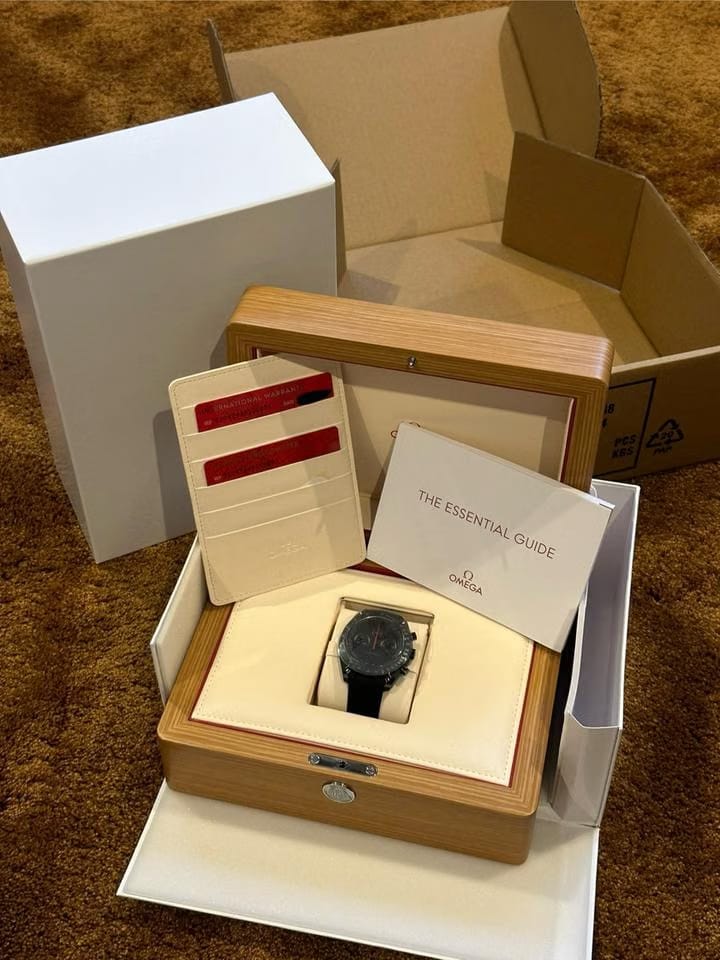 Omega Speedmaster Dark Side Of The Moon Speedmaster “Darth Vader” Full Set | New | 2026