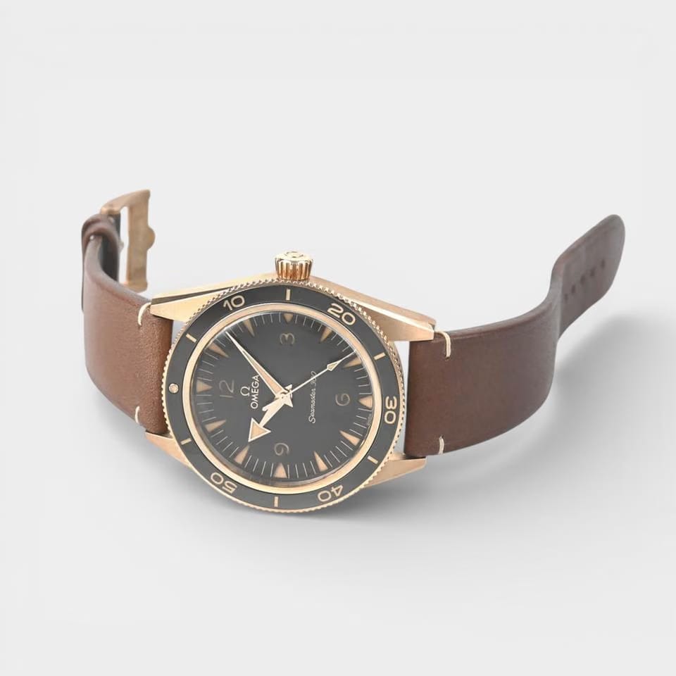 Omega Seamaster 300 Bronze gold / 41 mm / Box&Papers / 234.92.41.21.10.001