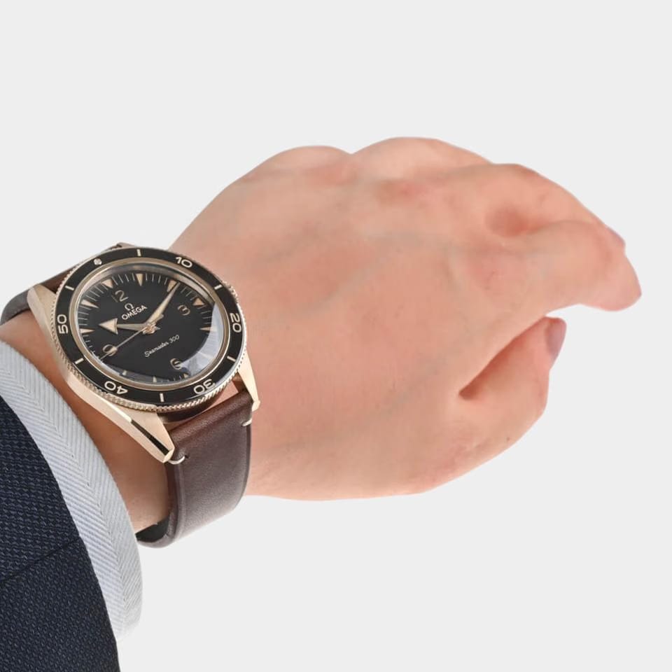 Omega Seamaster 300 Bronze gold / 41 mm / Box&Papers / 234.92.41.21.10.001