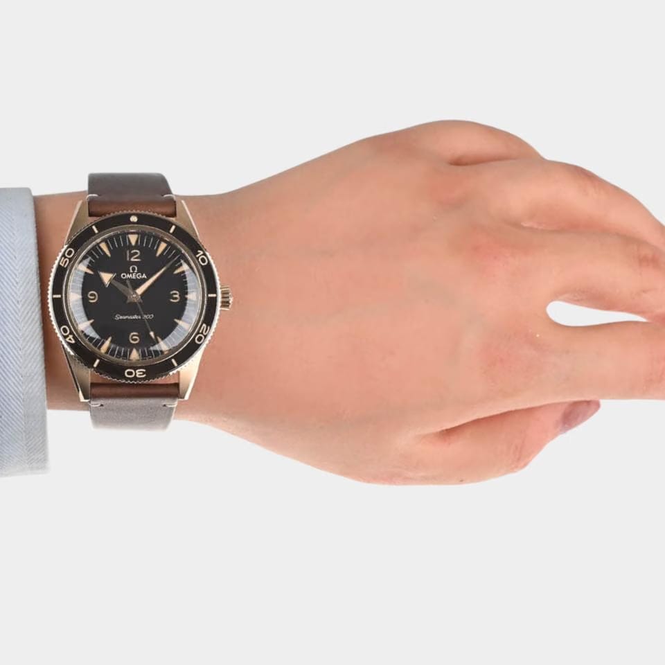 Omega Seamaster 300 Bronze gold / 41 mm / Box&Papers / 234.92.41.21.10.001