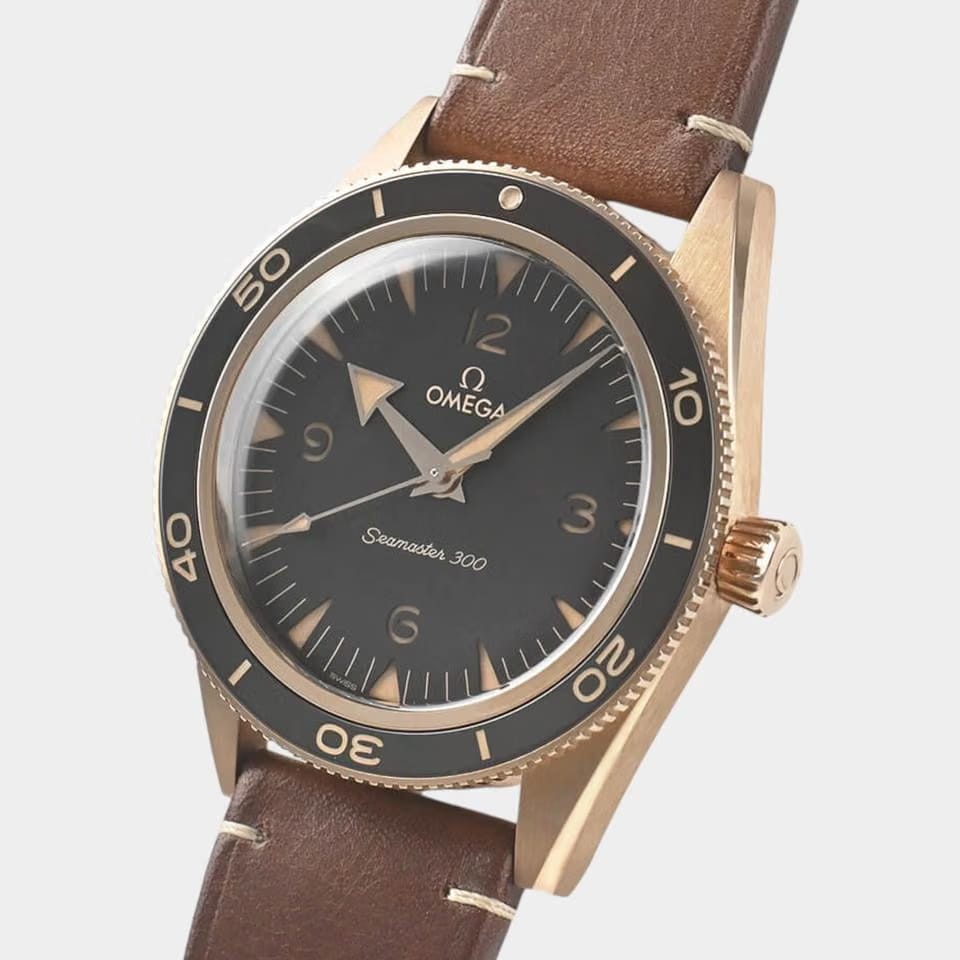 Omega Seamaster 300 Bronze gold / 41 mm / Box&Papers / 234.92.41.21.10.001