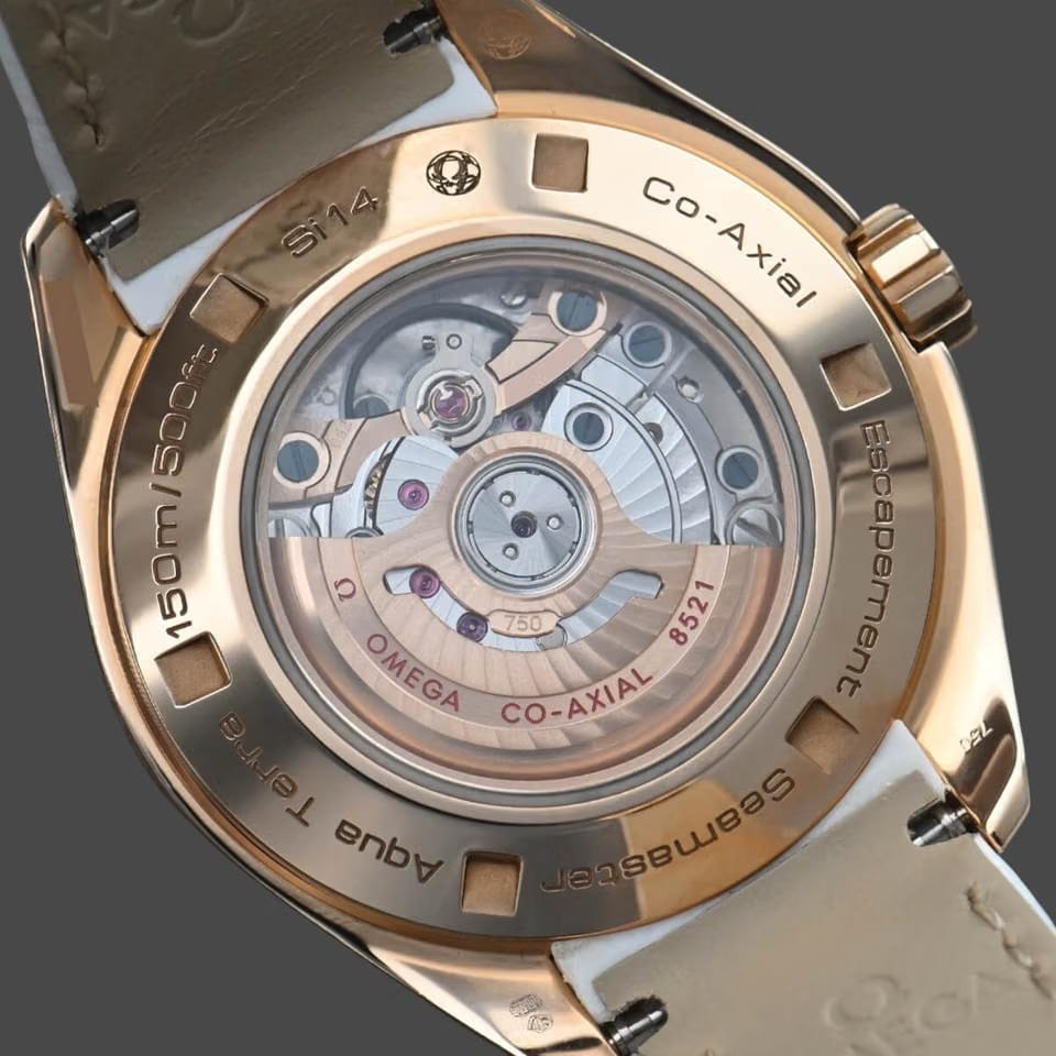 Omega Seamaster Aqua Terra Diamonds / Red gold / 34 mm / 231.58.34.20.55.002