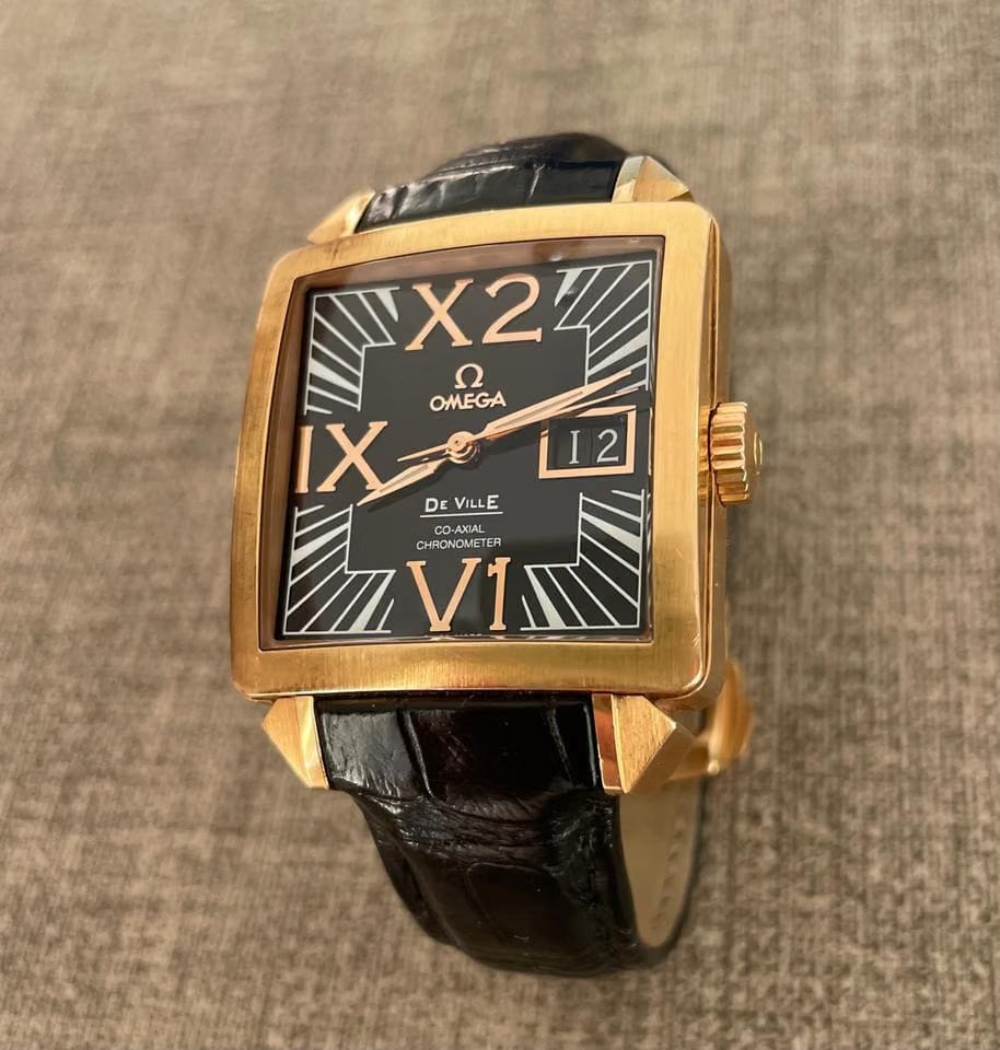 Omega De Ville X2 Big Omega De Ville X2 Co-Axial gold collectible
