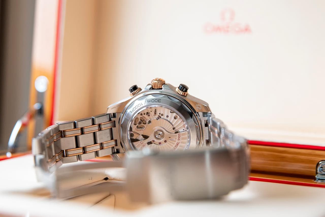 Omega Seamaster Diver 300 MChronometer Chronograph Master Volledige set in (vrijwel) nieuwstaat