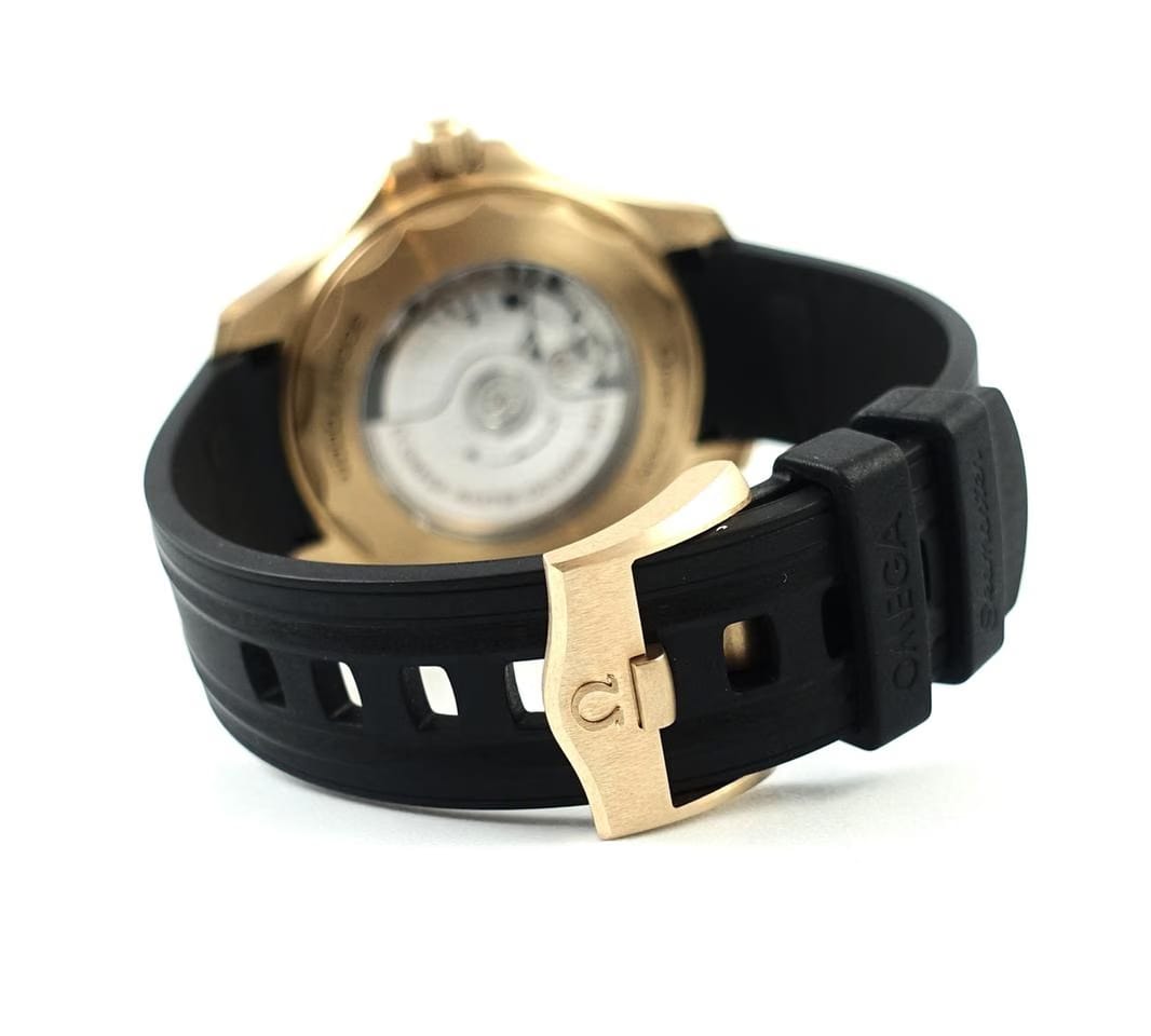 Omega Seamaster Diver 300 MBronze-Gold 42 MM New Watch with Box and Papers