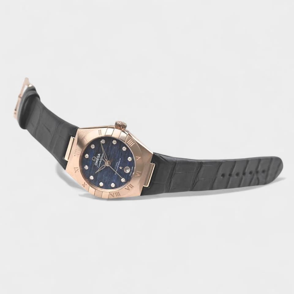 Omega Constellation Diamonds / Rose gold / 29 mm / 131.53.29.20.99.001
