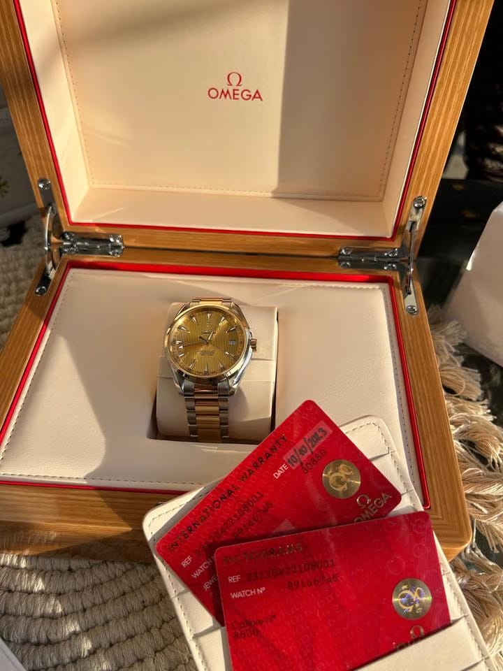 Omega Seamaster Aqua Terra Gyűjtői darab hibátlan állapotban full set.