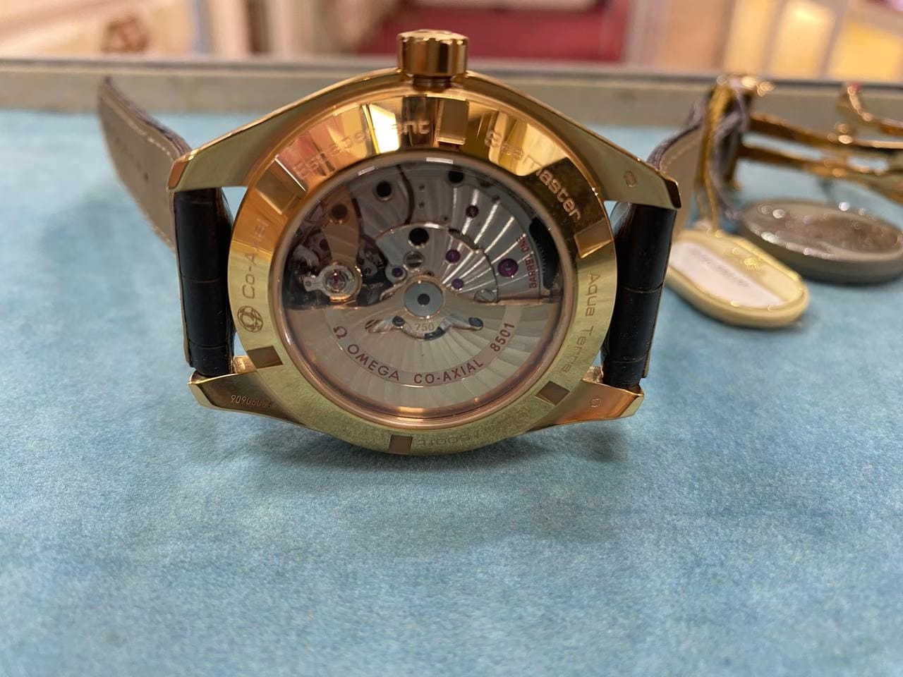 Omega Seamaster Aqua Terra Oro rosa Full set