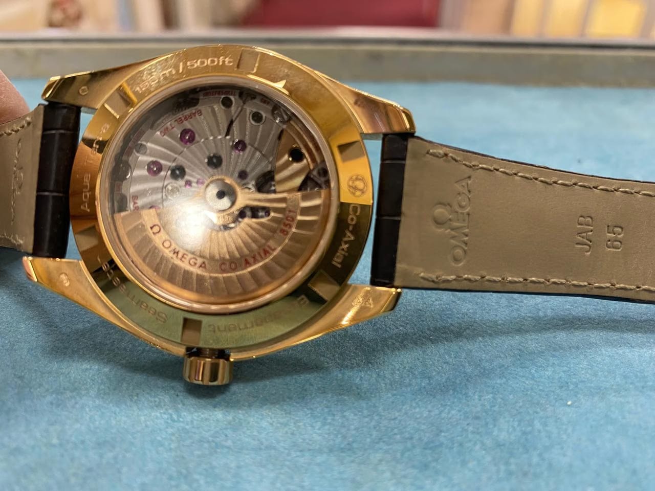 Omega Seamaster Aqua Terra Oro rosa Full set