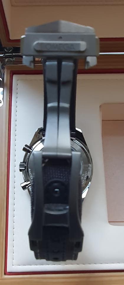 Omega Speedmaster Dark Side of the Moon (Grey Side of the Moon) (New) Purchased in Oct 2025 plus a New Wolf Watch Winder