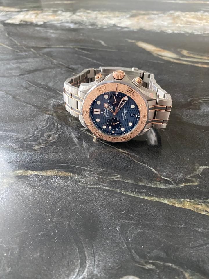 Omega Seamaster Co-axial Master Chronometer Chronograph Eksklusiv og markant dykkerchronograf fra Omega