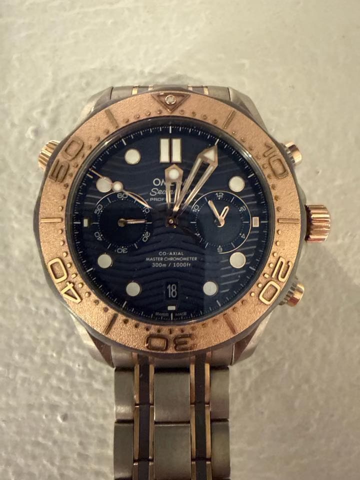 Omega Seamaster Co-axial Master Chronometer Chronograph Eksklusiv og markant dykkerchronograf fra Omega