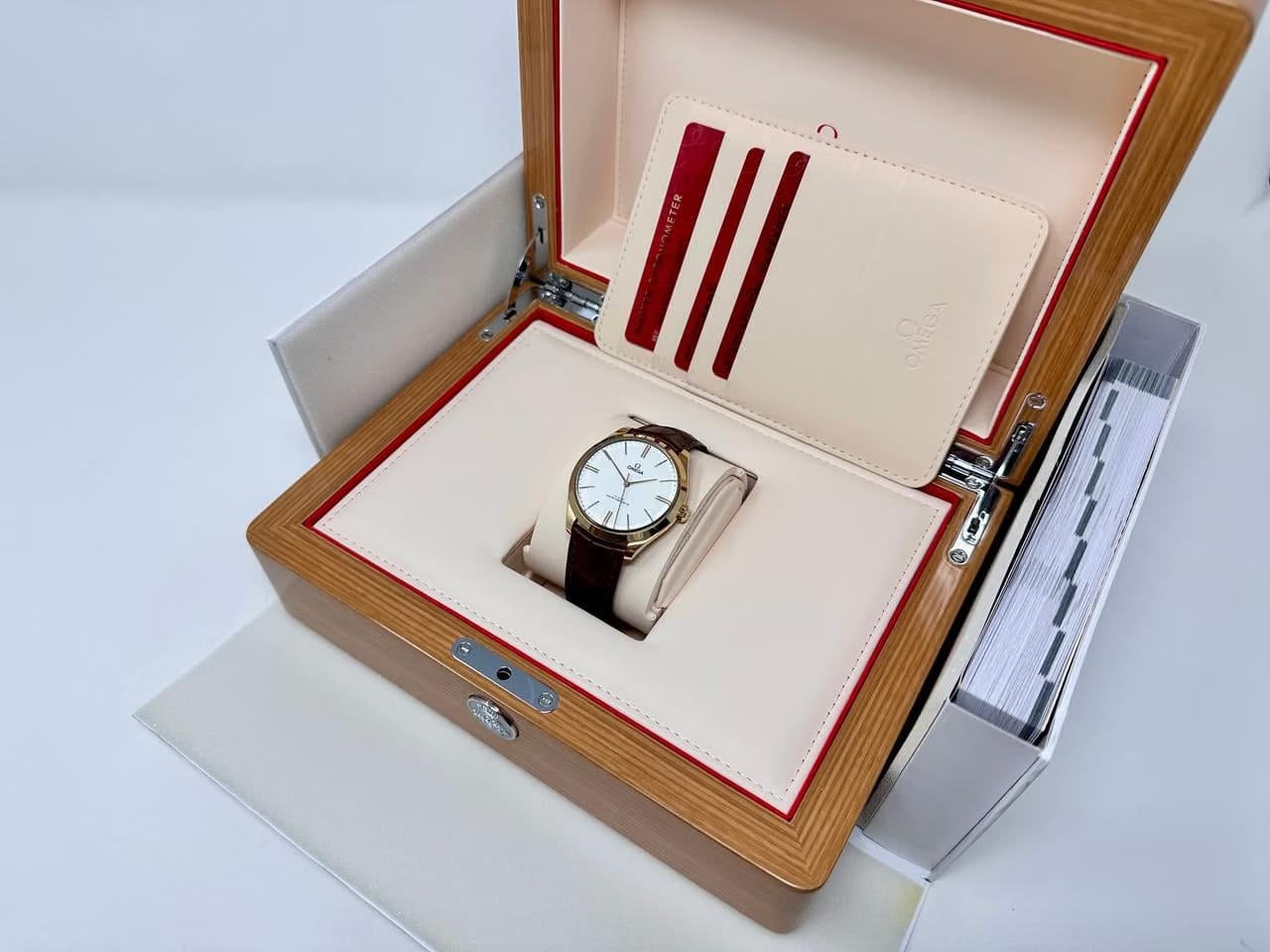 Omega De Ville Trésor Master Co-axial 435.53.40.21.09.001 Box Papers UNWORN 2025 Full Set