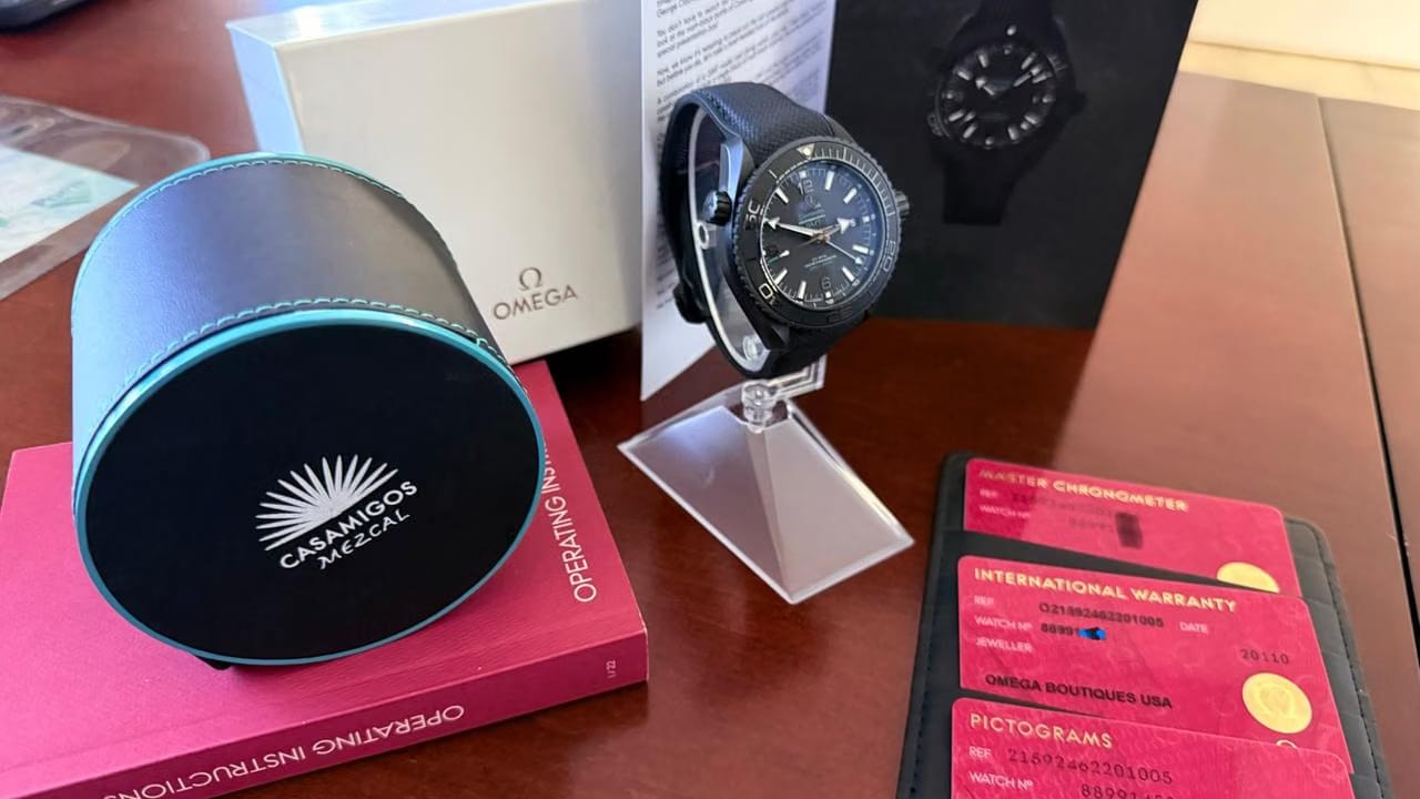 Omega Seamaster Planet Ocean600 mt GMT CASAMIGOS FULL SET ESPECIAL EDITION CASAMIGOS MASTER CRONOMETER