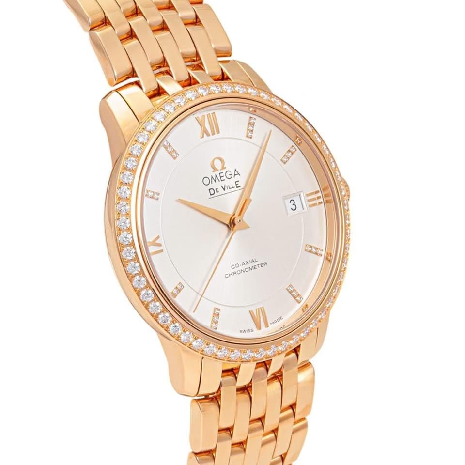 Omega De Ville Prestige424.55.37.20.52.001 Automatic Red Gold New