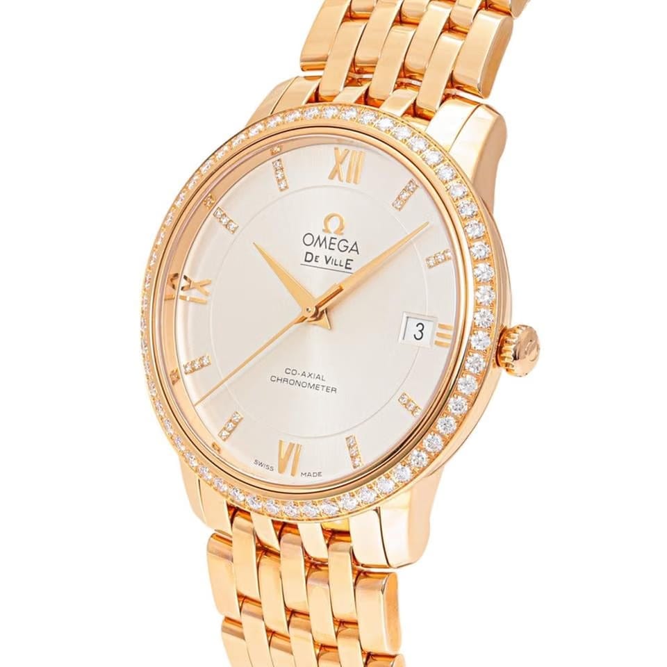 Omega De Ville Prestige424.55.37.20.52.001 Automatic Red Gold New
