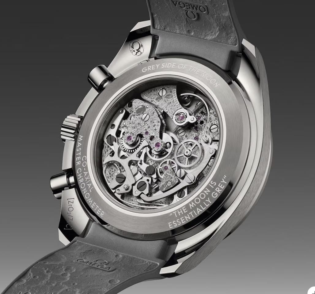 Omega Speedmaster NEW 2025 Dark Side Of The Moon Speedmaster Grey Skeleton Rubber 310.92.44.50.06.002