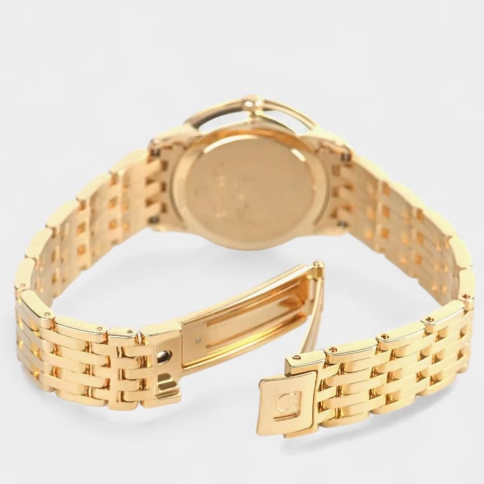 Omega De Ville Prestige Diamond Yellow Gold 27.4 mm/Box&Papers 424.55.27.60.58.001