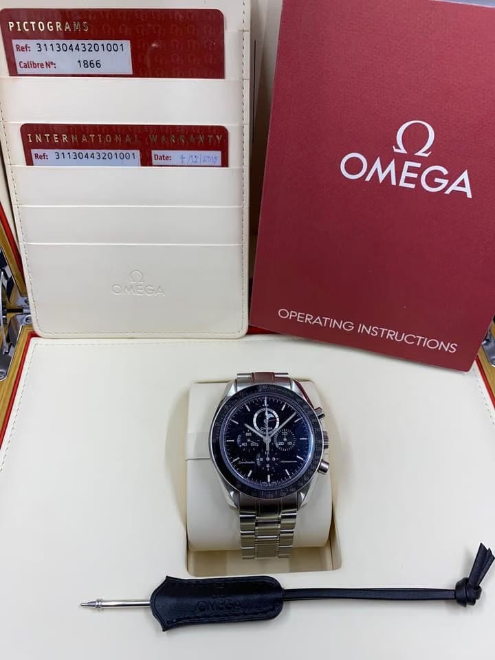 Omega Speedmaster Moonphase New 31130443201001 SPEEDMASTER Moonwatch Aventurine Moonphase Chrono