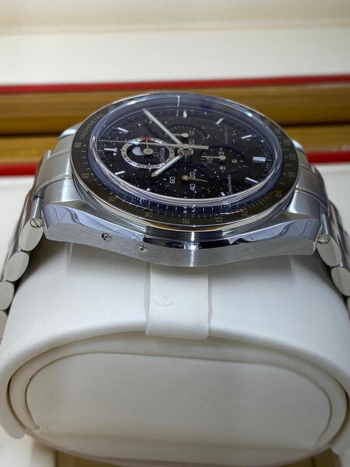 Omega Speedmaster Moonphase New 31130443201001 SPEEDMASTER Moonwatch Aventurine Moonphase Chrono