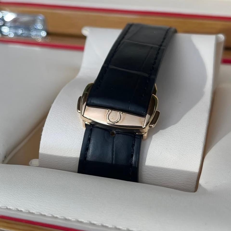 Omega Seamaster Planet Ocean Fully serviced by Omega with a new black alligator strap