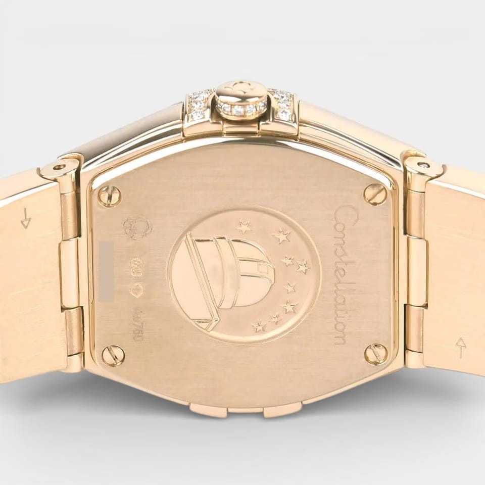 Omega Constellation Quartz Red gold / 24 mm / Box&Papers / 123.55.24.60.55.013
