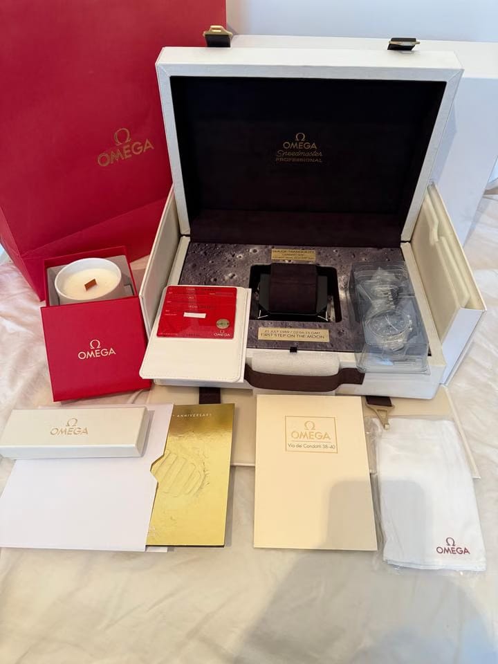 Omega Speedmaster Professional Moonwatch Apollo 11 Super full set ufficiale nuovo