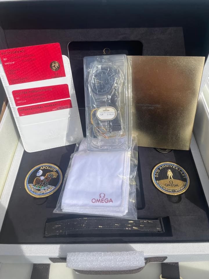 Omega Speedmaster Professional Moonwatch Apollo 11 Full Set 319/6968 50th anniversary inkl. Rechnung