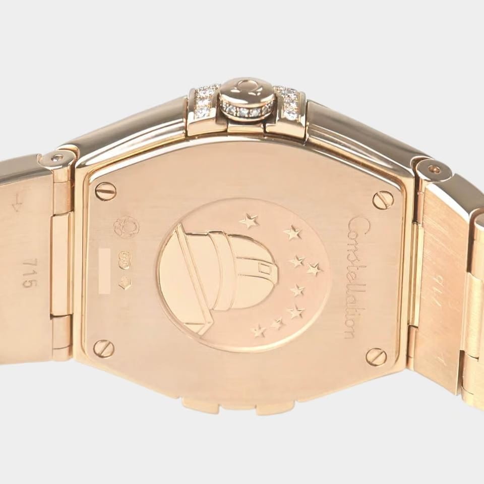 Omega Constellation Quartz Red gold / 27 mm / Box&Papers / 123.55.27.60.55.013