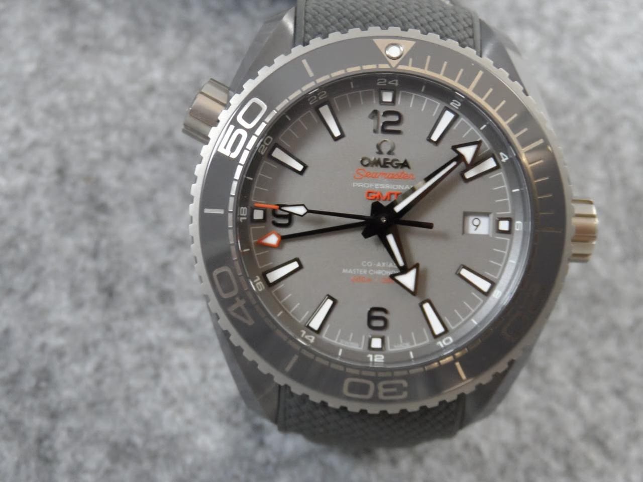 Omega Seamaster Planet Ocean600m DARK GREY Full Sett