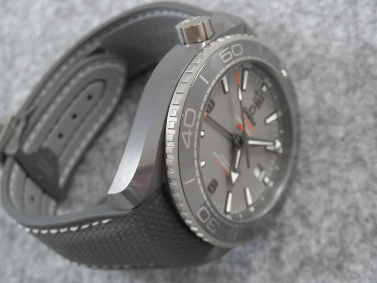 Omega Seamaster Planet Ocean600m DARK GREY Full Sett