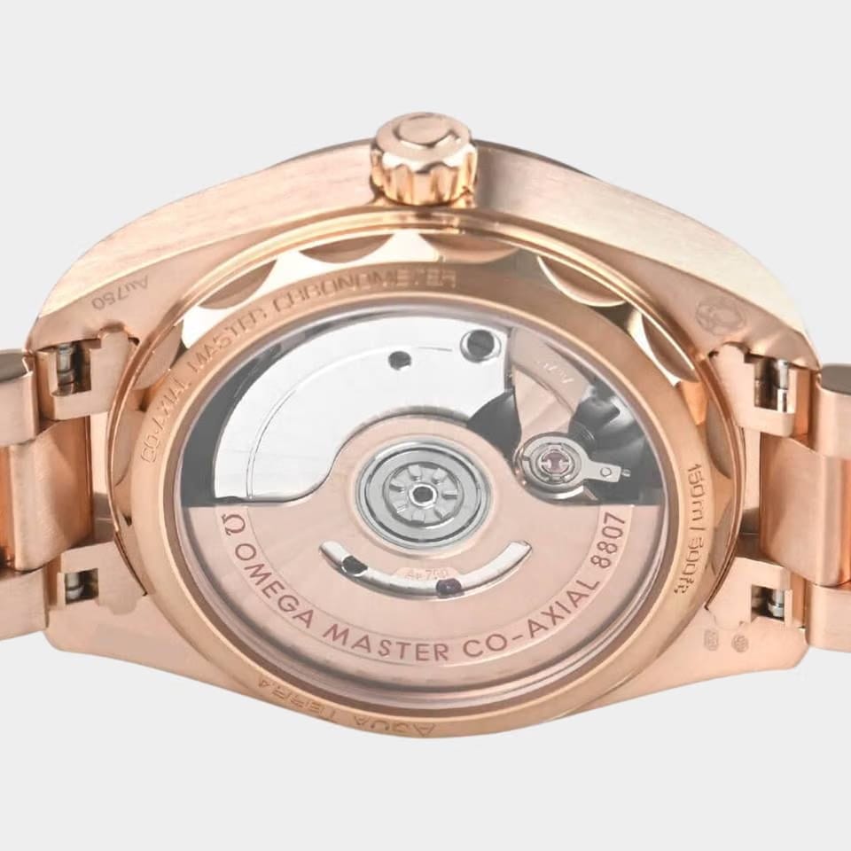 Omega Seamaster Aqua Terra Diamonds / Sedna gold / 34 mm / 220.55.34.20.99.006