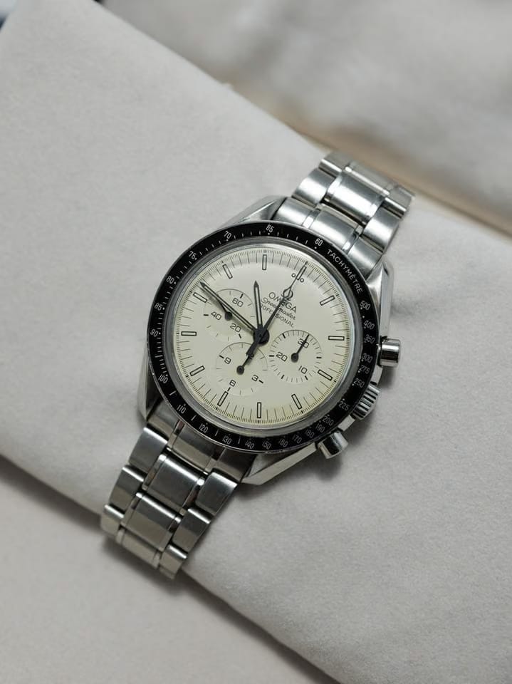 Omega Speedmaster Professional Moonwatch Albino vintage full set box paper