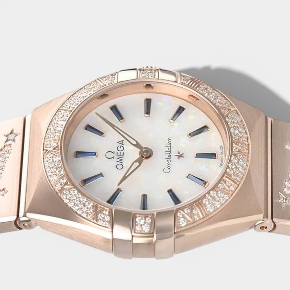Omega Constellation Rose gold / 28 mm / Box&Papers / 131.55.28.60.99.002