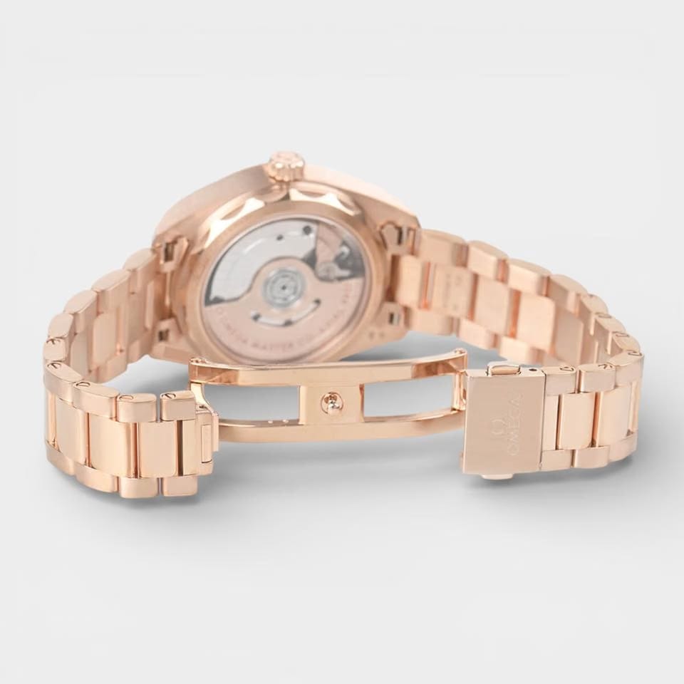 Omega Seamaster Aqua Terra Diamonds / Rose gold / 34 mm / 220.55.34.20.99.002
