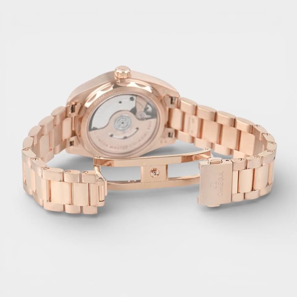 Omega Seamaster Aqua Terra Diamonds&Ruby / Rose gold / 34 mm / 220.55.34.20.99.001