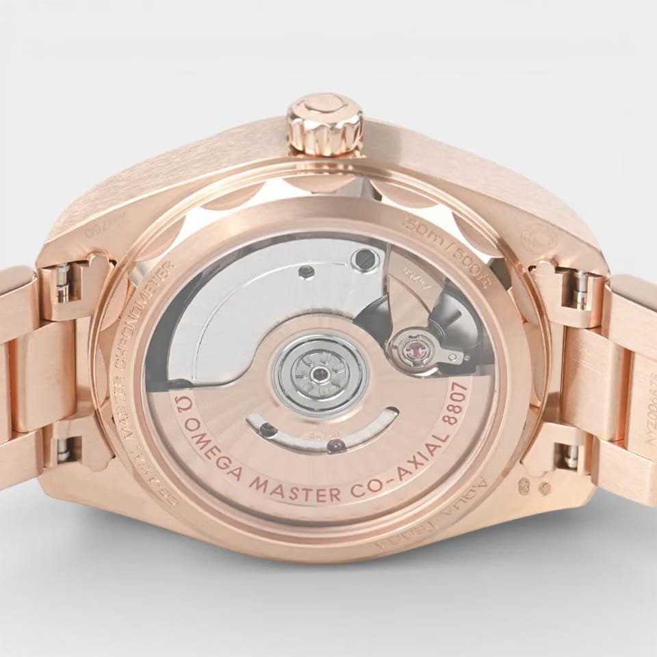 Omega Seamaster Aqua Terra Rose gold / 34 mm / Box&Papers / 220.55.34.20.99.005