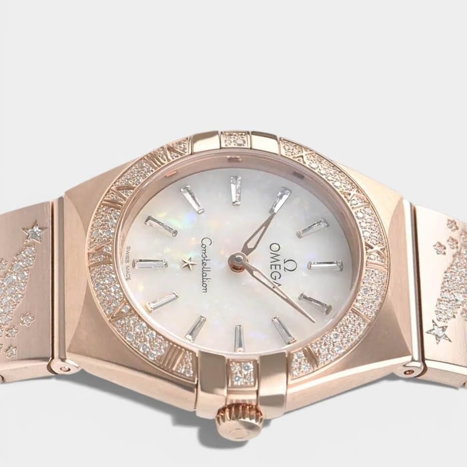 Omega Constellation Rose gold / 28 mm / Box&Papers / 131.55.28.60.99.001