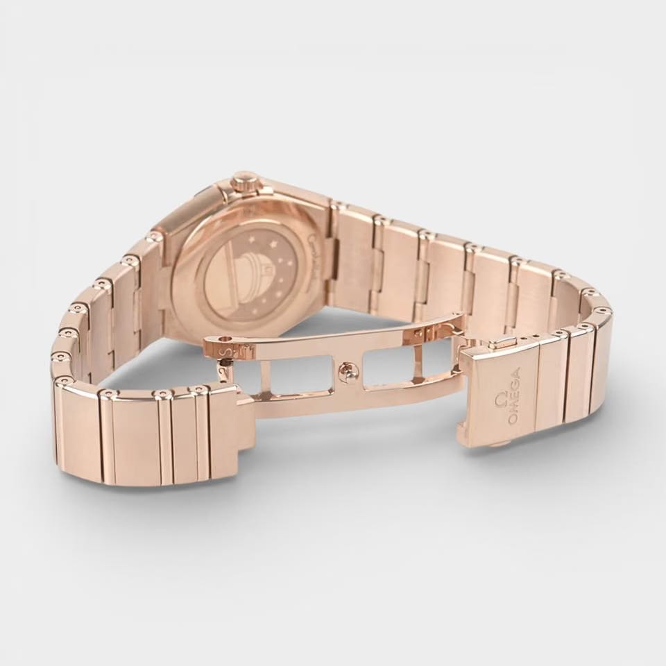 Omega Constellation Rose gold / 28 mm / Box&Papers / 131.55.28.60.99.001