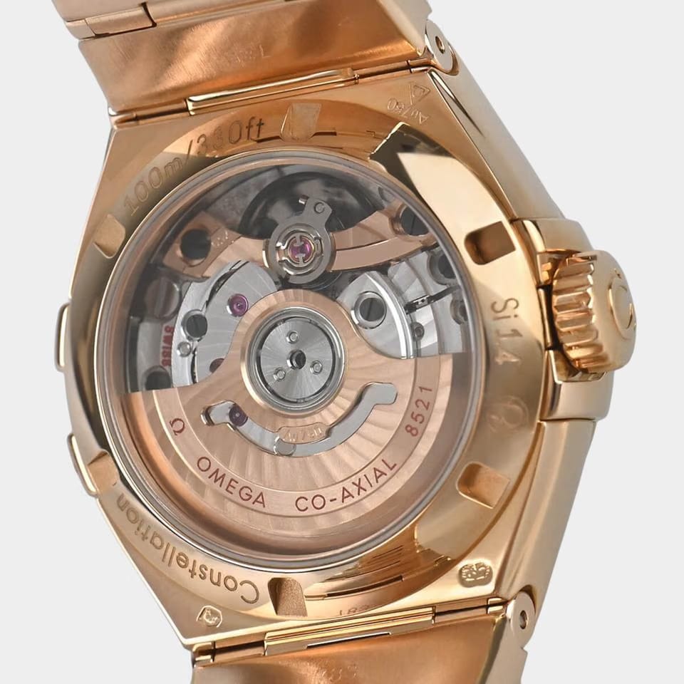 Omega Constellation Ladies Diamonds / Rose gold / 27 mm / 123.55.27.20.55.003