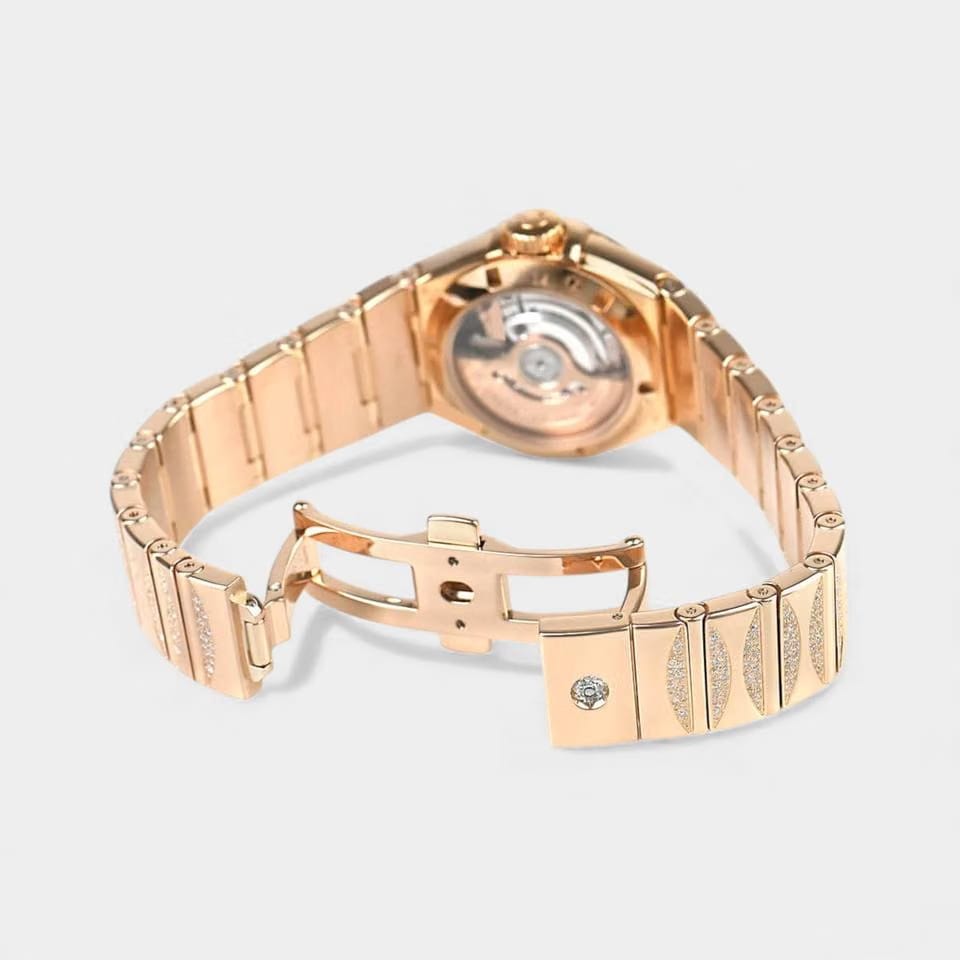 Omega Constellation Ladies Diamonds / Rose gold / 27 mm / 123.55.27.20.55.003
