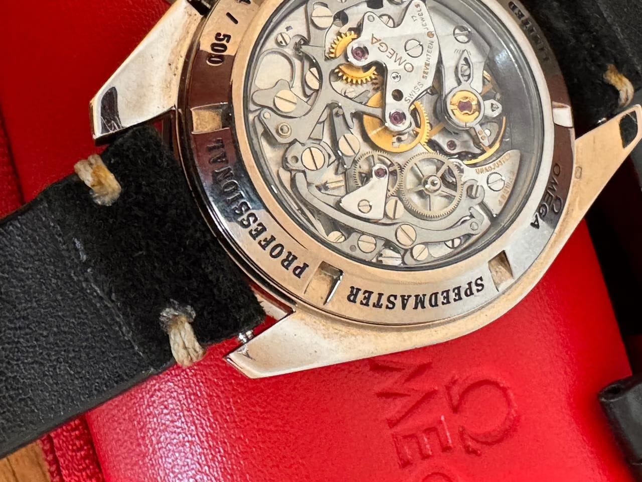 Omega Speedmaster Professional Moonwatch25th Anniversary Apollo XI Vintage 18 K solid white gold limited edition 500 pieces