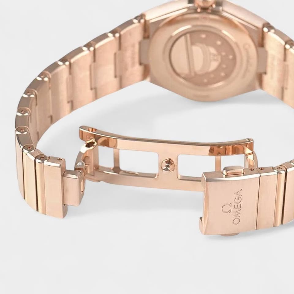 Omega Constellation Quartz Diamonds / Rose gold / 28 mm / 131.55.28.60.55.007