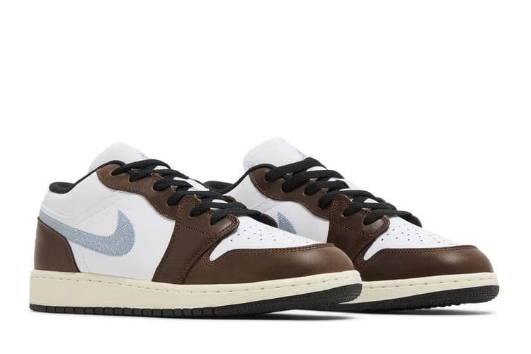 AIR JORDAN 1 LOW GS MOCHA BLUE Grey